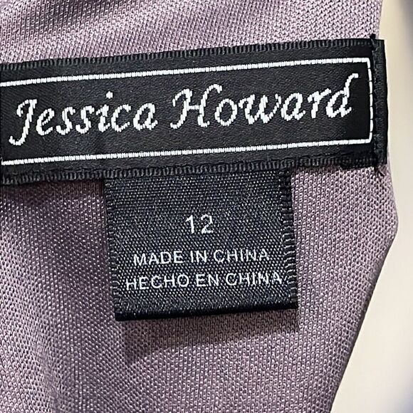 NWOT Jessica Howard Sleeveless Halter Style Dress. Size 12 L large - Picture 10 of 11